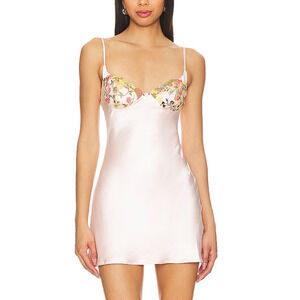 REVOLVE Pink Floral Mini Dress